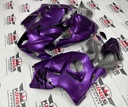 Hayabusa (1999-2007) Metallic Purple, Black Fairing Kit at KingsMotorcycleFairings.com