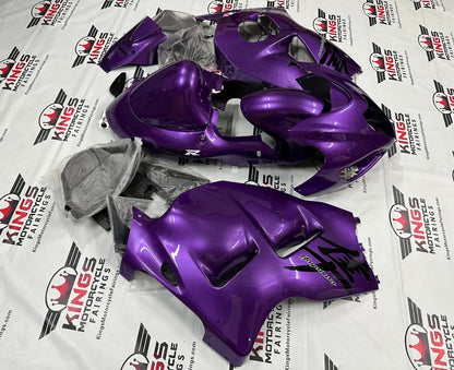 Hayabusa (1999-2007) Metallic Purple, Black Fairings from KingsMotorcycleFairings.com