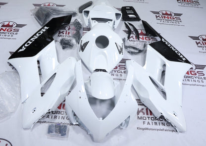 Honda CBR1000RR Fairing Kit (2004-2005) White, Black at KingsMotorcycleFairings.com
