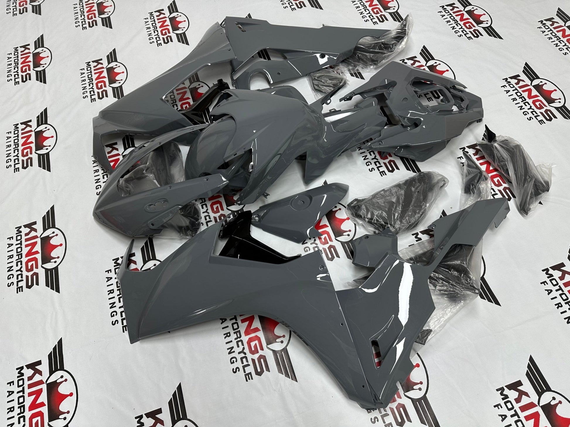Honda CBR1000RR Fairing Kit (2017-2025) Gloss Gray at KingsMotorcycleFairings.com