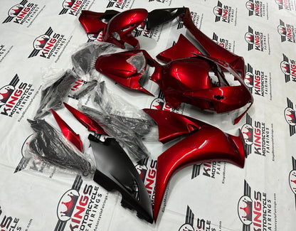 Honda CBR1000RR Fairing Set (2012-2016) Dark Red, Matte Black from KingsMotorcycleFairings.com