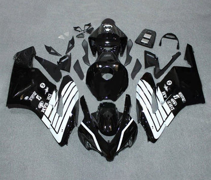 Honda CBR1 000RR Fairings (2004-2005) Black, White Wings at KingsMotorcycleFairings.com