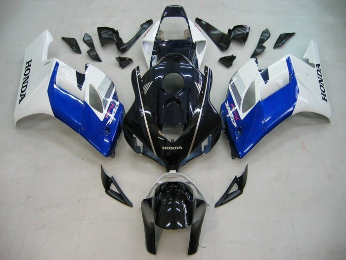 Honda CBR 1000RR Fairings (2004-2005) Dark Blue, White, Blue at KingsMotorcycleFairings.com