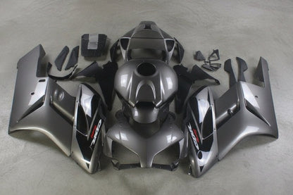 Honda CBR1000RR Fairings (2004-2005) Gray, Black at KingsMotorcycleFairings.com