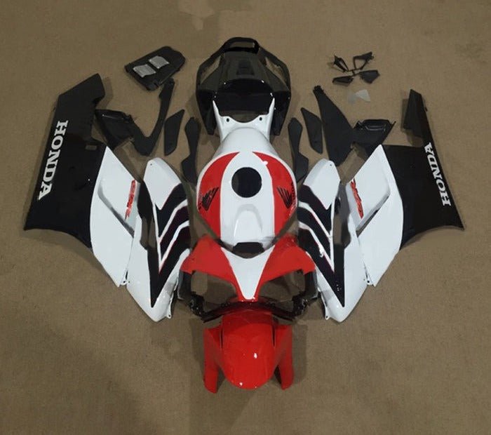 Honda CBR1000RR Fairings (2004-2005) Gloss Red, Black, White at KingsMotorcycleFairings.com