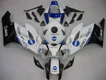 Honda CBR 1000RR Fairings (2004-2005) White, Black, Blue Konica at KingsMotorcycleFairings.com