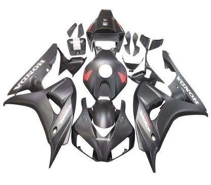 Honda CBR 1000RR Fairings (2006-2007) Matte Black, Red, White at KingsMotorcycleFairings.com
