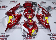 Honda CBR1000RR Fairings (2006-2007) Red Bull, Yellow, White from KingsMotorcycleFairings.com