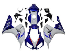 Honda CBR 1000RR Fairings (2006-2007) White, Blue HRC at KingsMotorcycleFairings.com