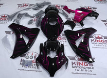 Honda CBR1000RR Fairings (2008-2011) Black, Pink Fire at KingsMotorcycleFairings.com