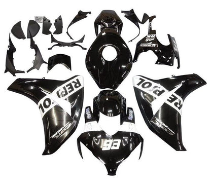 Honda CBR 1000RR Fairings (2008-2011) Black, White Repsol at KingsMotorcycleFairings.com