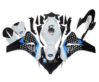 Honda CBR1000RR Fairings (2008-2011) Black, White, Blue Limited at KingsMotorcycleFairings.com