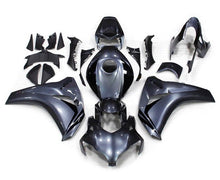 Honda CBR1000RR Fairings (2008-2011) Dark Silver, Black at KingsMotorcycleFairings.com