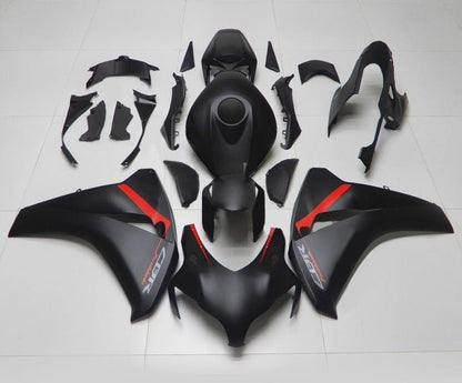 Honda CBR 1000RR Fairings (2008-2011) Matte Black, Red, Gray at KingsMotorcycleFairings.com
