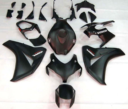 Honda CBR 1000RR Fairings (2008-2011) Matte Black, White, Red at KingsMotorcycleFairings.com