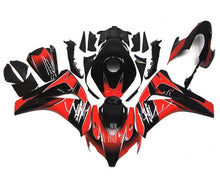 Honda CBR 1000RR Fairings (2008-2011) Red, Black, Silver Tribal at KingsMotorcycleFairings.com