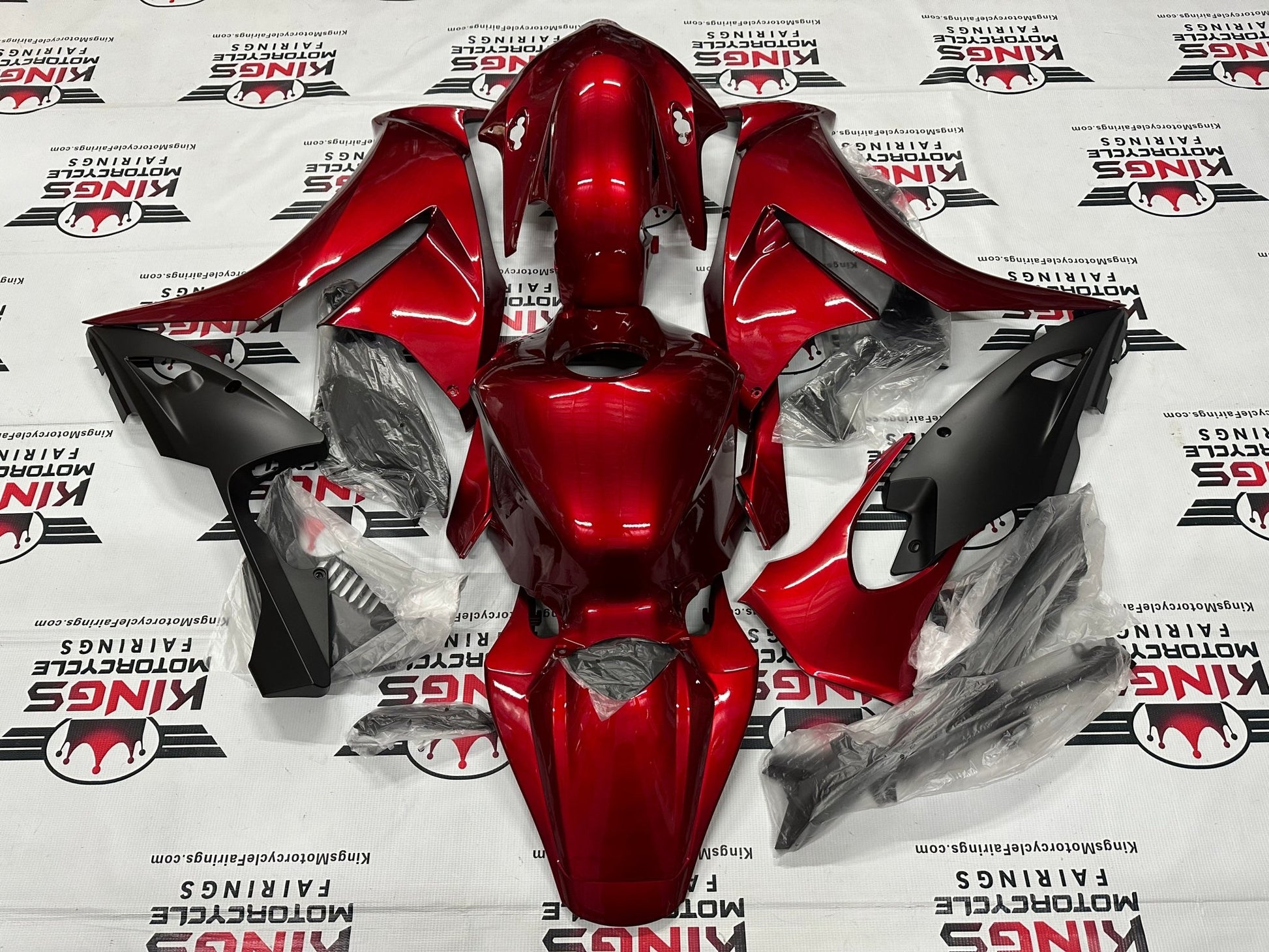 Honda CBR1000RR Fairings (2012-2016) Dark Red, Matte Black by KingsMotorcycleFairings.com