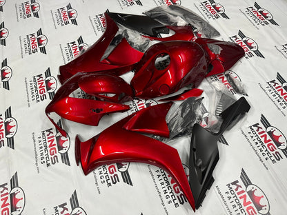 Honda CBR1000RR Fairings (2012-2016) Dark Red, Matte Black from KingsMotorcycleFairings.com