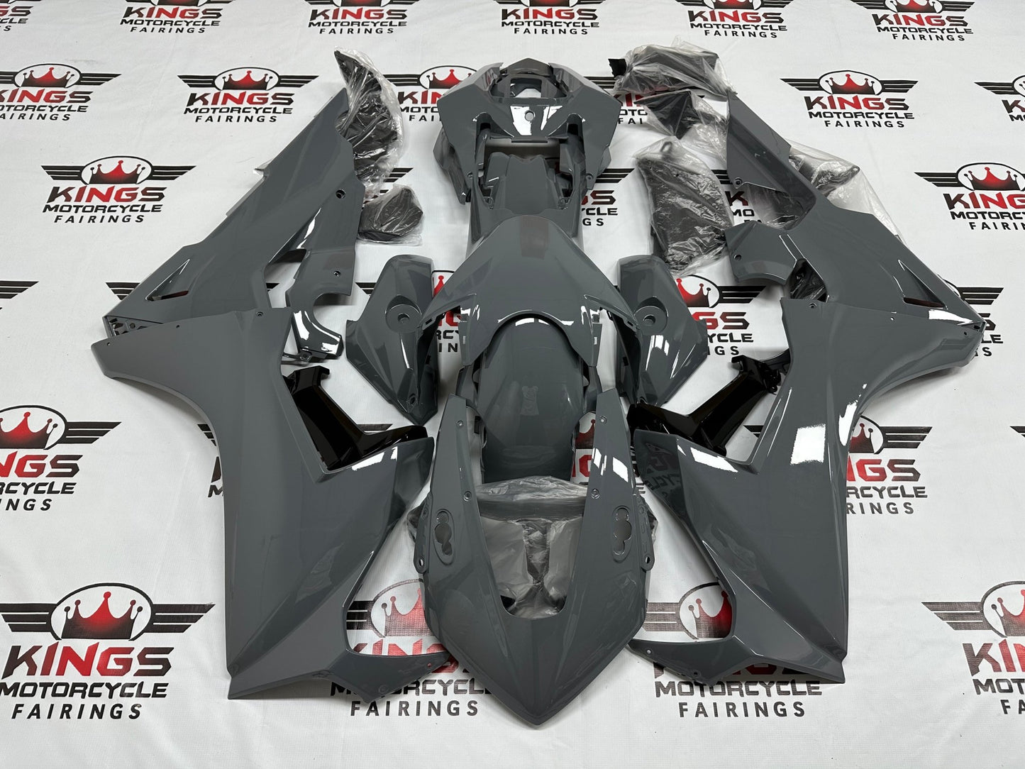 Honda CBR1000RR Fairings (2017-2025) Nardo Gray at KingsMotorcycleFairings.com