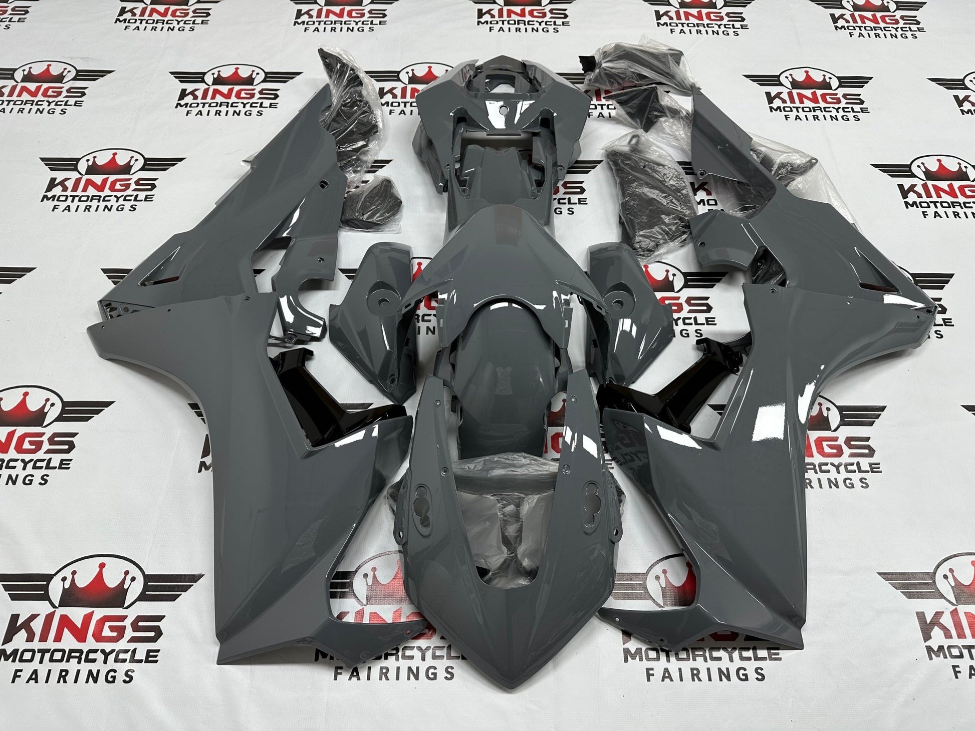 Honda CBR1000RR Fairings (2017-2025) Nardo Gray at KingsMotorcycleFairings.com