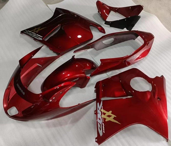 Honda CBR 1100XX Fairings (1996-2007) Candy Red, Gold, Gray at KingsMotorcycleFairings.com