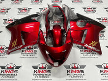 Honda CBR1100XX Super Blackbird Fairings (1996-2007) Candy Apple Red, Black at KingsMotorcycleFairings.com