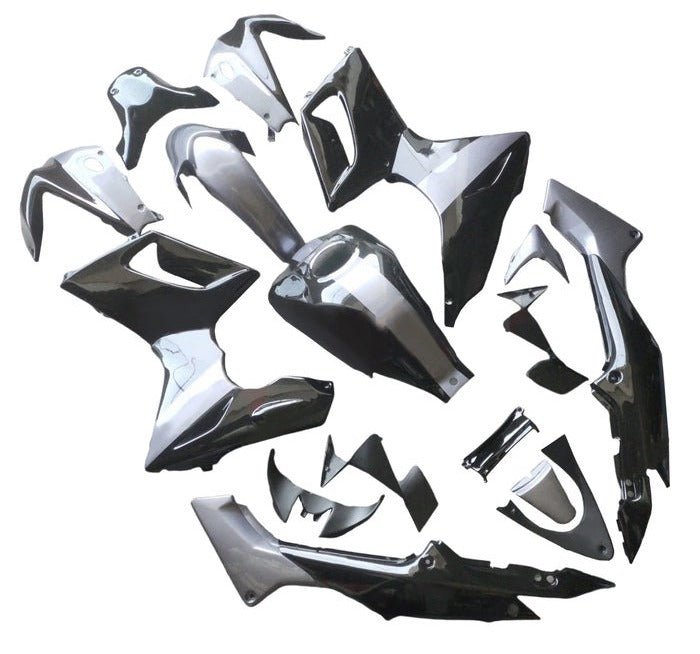 Honda CBR125R Fairings (2002-2006) Black, Gray at KingsMotorcycleFairings.com