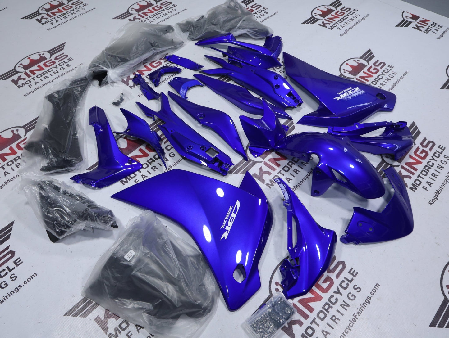 Honda CBR250R Fairings (2011-2014) Blue at KingsMotorcycleFairings.com