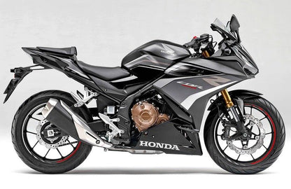 Honda CBR400R Fairings (2022) Matte Silver, Black, White at KingsMotorcycleFairings.com