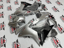 Honda CBR500R Fairing Kit (2013-2015) Gloss Silver, Matte Black at KingsMotorcycleFairings.com