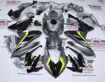 Honda CBR500R Fairing Kit (2022-2023) Silver, Black, Yellow from KingsMotorcycleFairings.com
