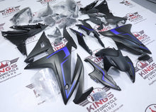 Honda CBR500R Fairing Set (2016-2018) Matte Black, Blue at KingsMotorcycleFairings.com