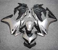 Honda CBR500R Fairings (2013-2015) Silver, Black at KingsMotorcycleFairings.com