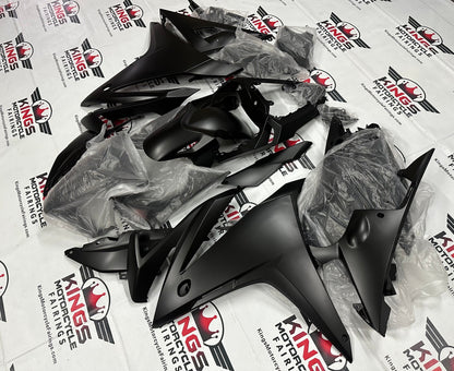 Honda CBR500R Fairings (2016-2018) All Matte Black by KingsMotorcycleFairings.com