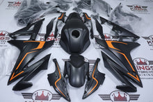 Honda CBR500R Fairings (2016-2018) Matte Black, Orange at KingsMotorcycleFairings.com