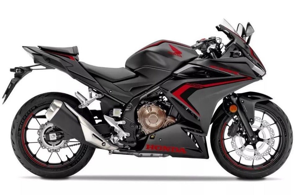 Honda CBR500R Fairings (2019-2021) Matte Black, Red, Black at KingsMotorcycleFairings.com