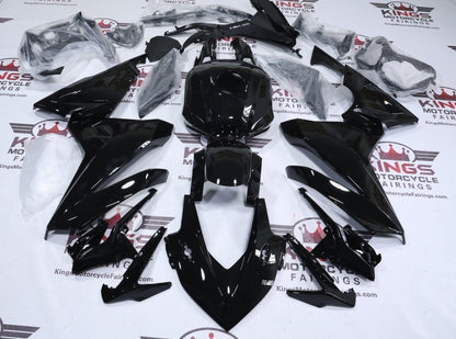 Honda CBR500R Fairings (2022-2023) All Black from KingsMotorcycleFairings.com
