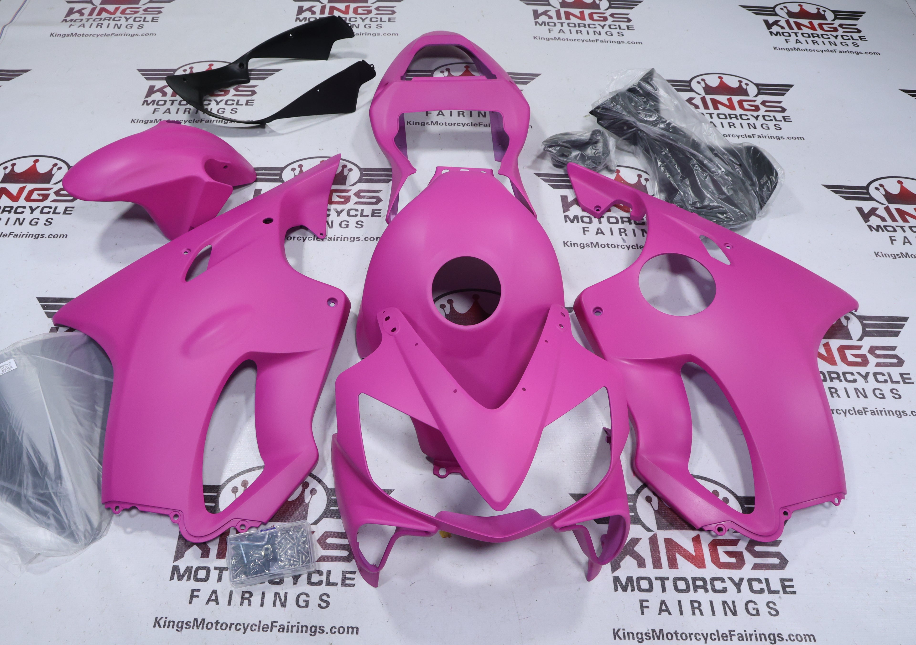 Honda CBR600F4i Fairings (2001-2003) Flat Pink at KingsMotorcycleFairings.com