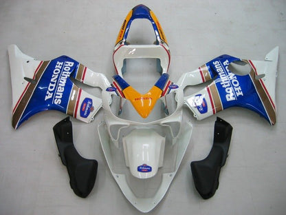 Honda CBR 600 F4i Fairings (2001-2003) White, Blue, Rothmans at KingsMotorcycleFairings.com