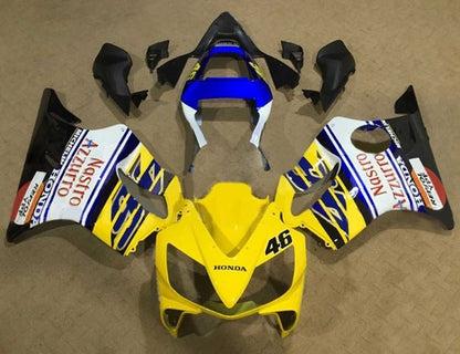 Honda CBR 600 F4i Fairings (2001-2003) Yellow, Nastro Azzurro at KingsMotorcycleFairings.com