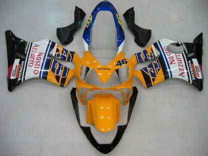 Honda CBR600F4i Fairings (2004-2007) Dark Yellow Nastro Azzurro at KingsMotorcycleFairings.com