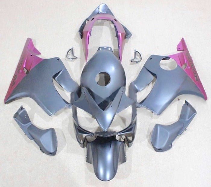 Honda CBR600 F4i Fairings (2004-2007) Matte Gray, Purple at KingsMotorcycleFairings.com