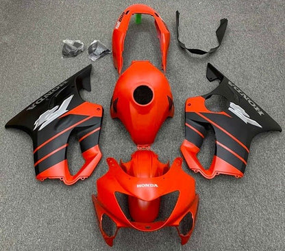 Honda CBR600F4i Fairings (2004-2007) Matte Red, Black at KingsMotorcycleFairings.com