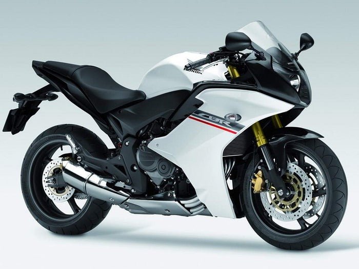 Honda CBR600F Fairings (2011-2013) White, Black, Red at KingsMotorcycleFairings.com
