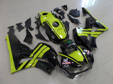 Honda CBR600RR Fairing Kit (2024-2025) Black, Neon Green at KingsMotorcycleFairings.com
