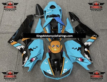 Honda CBR600RR Fairing Kit (2024-2025) Light Blue, Black, Orange Creature at KingsMotorcycleFairings.com
