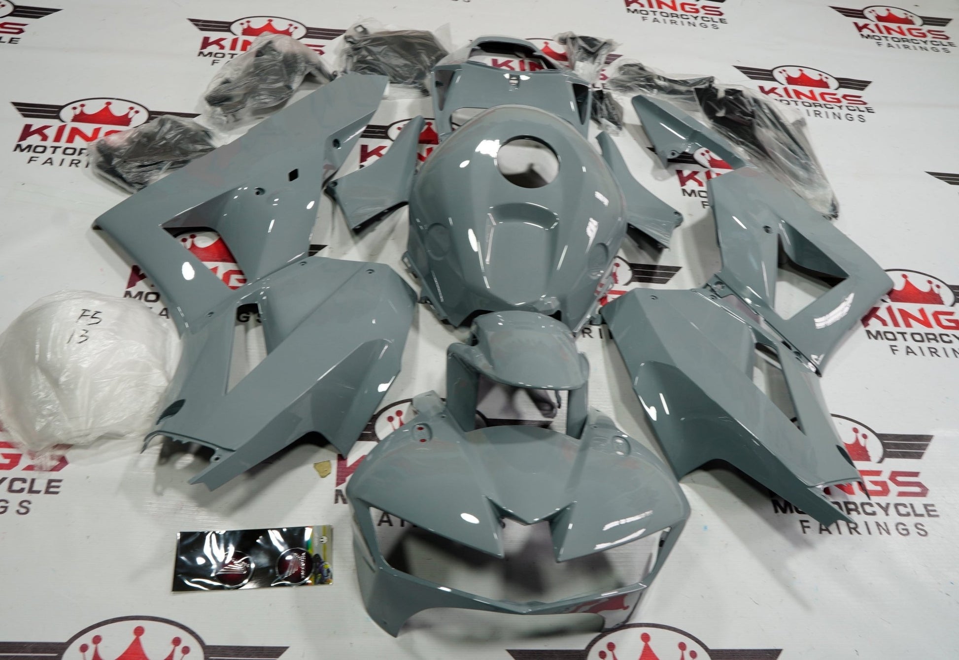 Honda CBR600RR Fairing Kit (2024-2025) Nardo Gray at KingsMotorcycleFairings.com