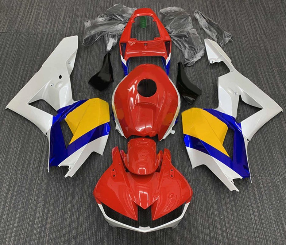 Honda CBR600RR Fairing Kit (2024-2025) Red, White, Blue, Yellow at KingsMotorcycleFairings.com