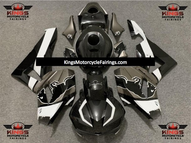 Honda CBR600RR Fairing Kit (2026) Black, Gray, Taupe, White Bull at KingsMotorcycleFairings.com