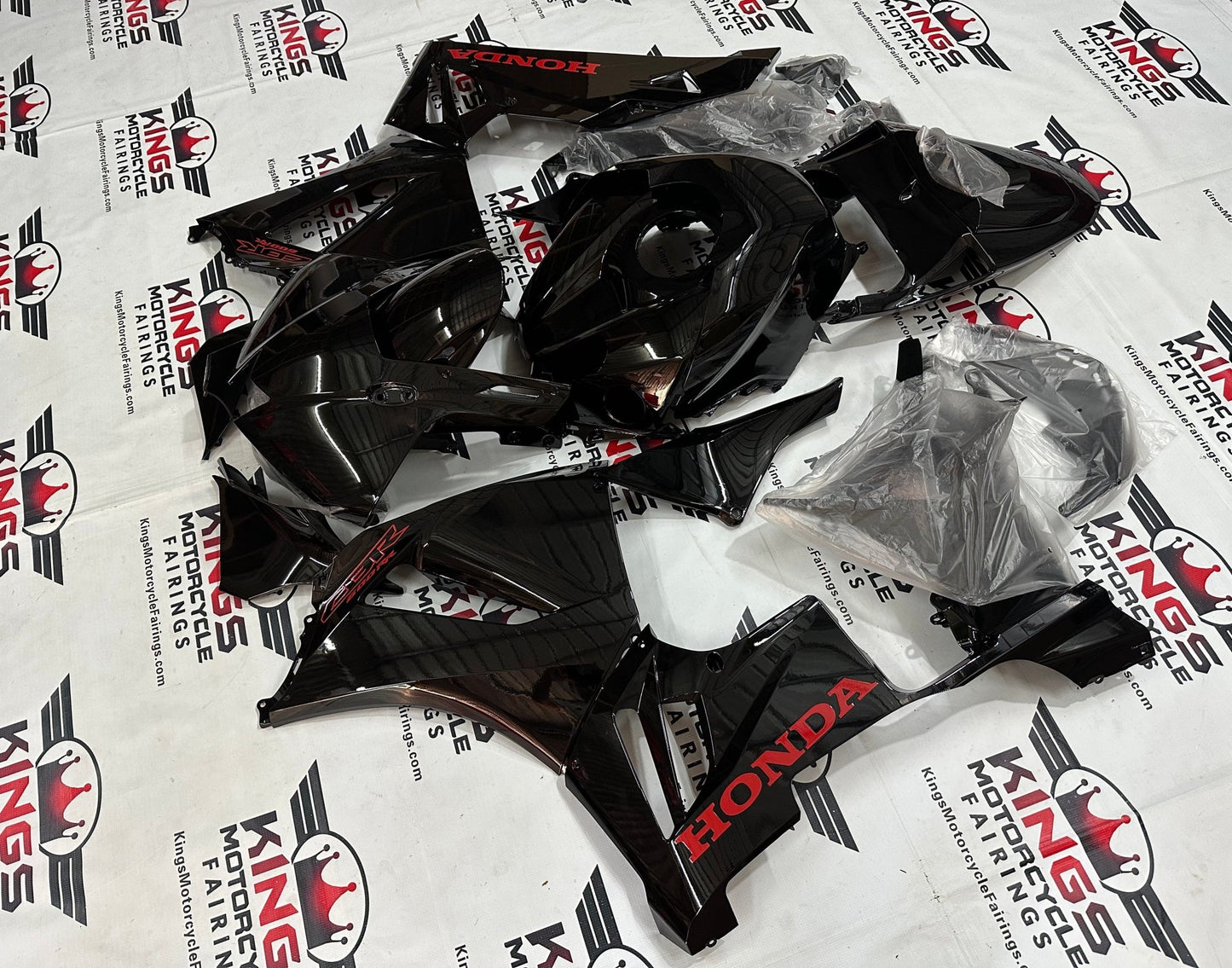 Honda CBR600RR Fairing Kit (2026) Black, Red at KingsMotorcycleFairings.com